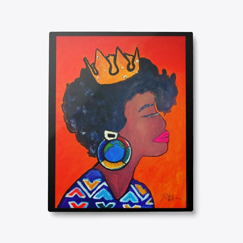 African American Queen Painting