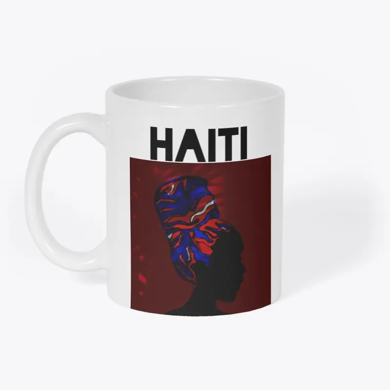 Hand-Drawn Art of Haitian Flag